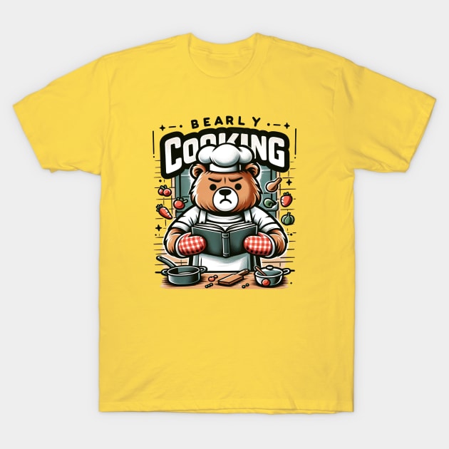 Chef Bear's Wholesome Kitchen Adventures T-Shirt by deanisadea21